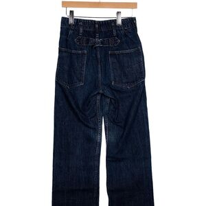 MHL. Margaret Howell Dark Denim Wide-leg Jeans, 11.5 inch rise